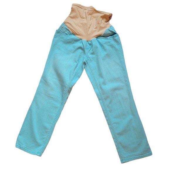 Motherhood Maternity Skinny Crop Pants, S, Mist Blue, Excellent Used Condition - Picture 2 of 13